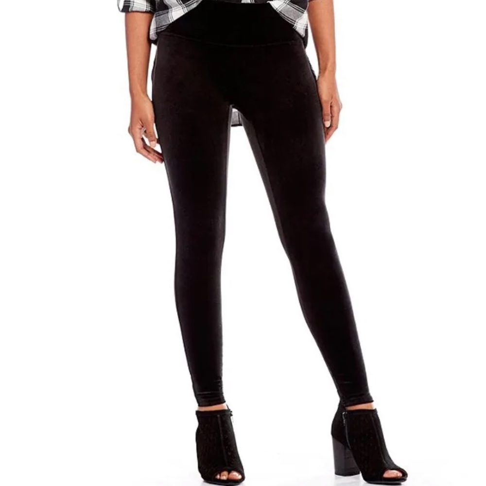 SPANX Velvet Luxe Velour Leggings size XL Black